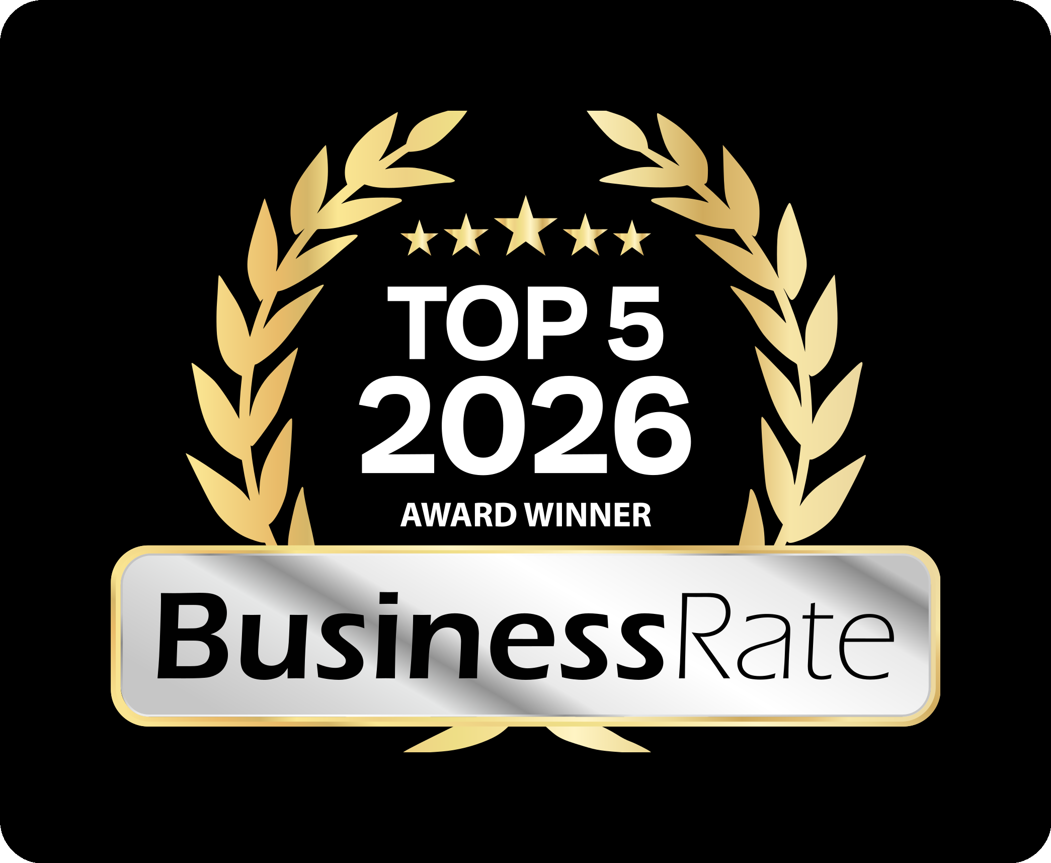 Top 5 2026 BusinessRate Award Winner - Chiropractic Care Clinic